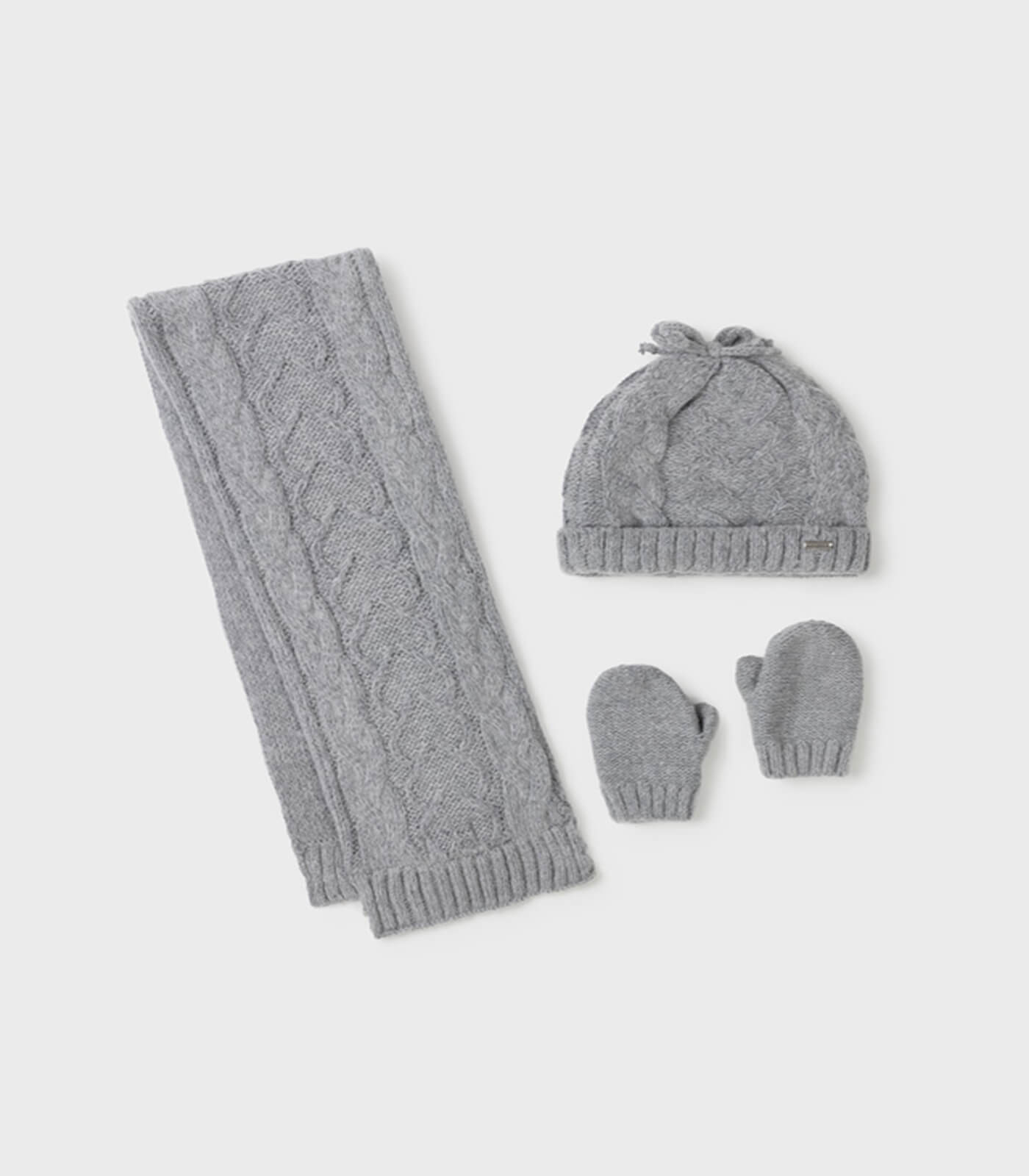 tempo capítulo Contento Conjunto Gorro Manoplas Bufanda GRIS Kiabi | sptc.edu.bd