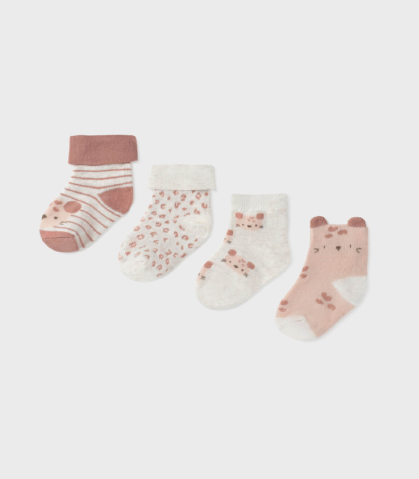 Set 4 calcetines recién nacido niña 9426 - Koko's Peques