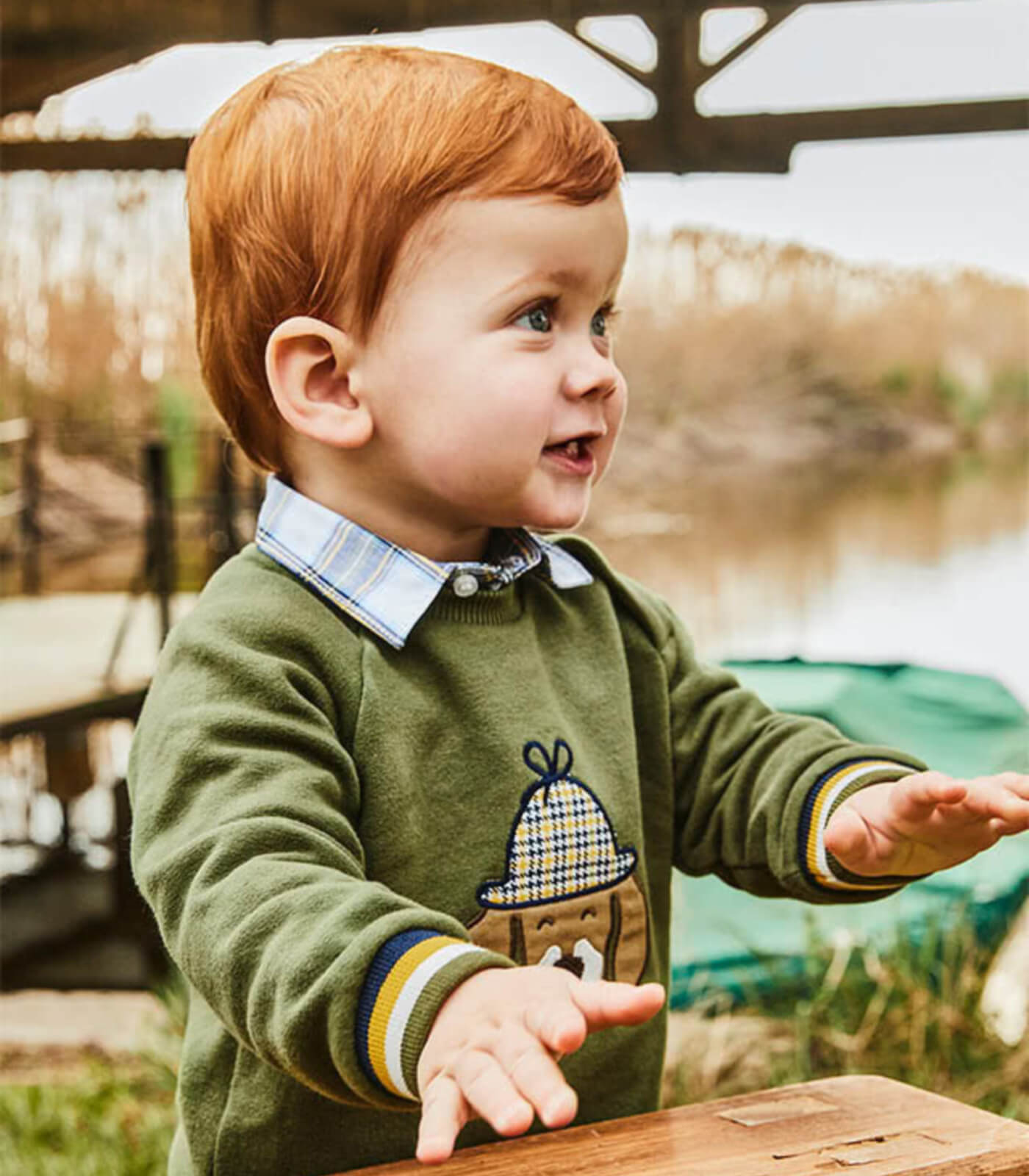 esfuerzo Recitar Adoración Sudadera bebe niño perrito 2410 - Koko's Peques