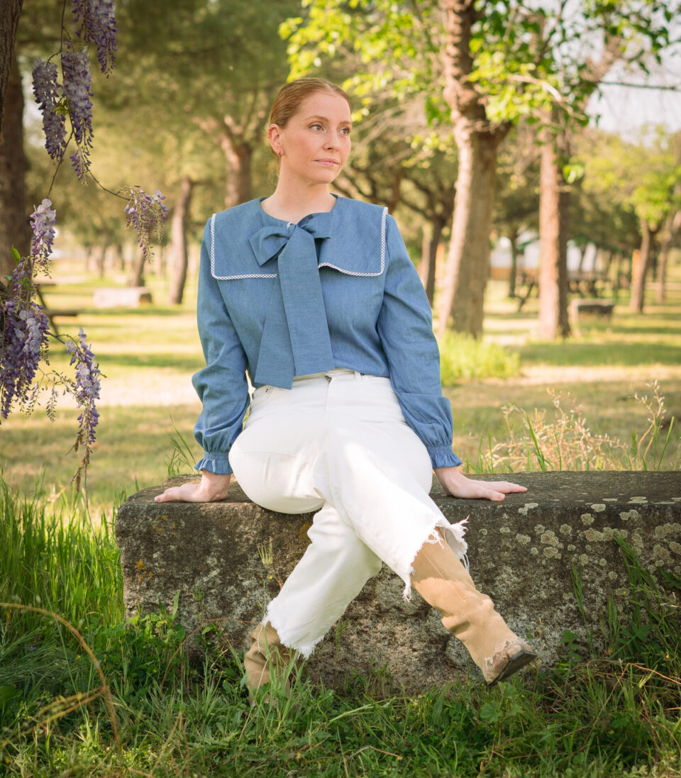 Blusa " Camaleón" vaquera MAMÁ